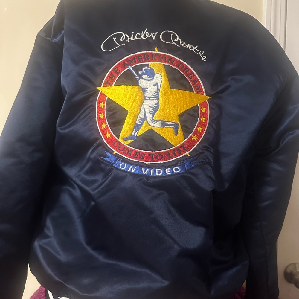 Mickey Mantle Vintage Fantasy Baseball Camp Jacket Swingster Large - Mine !!!!